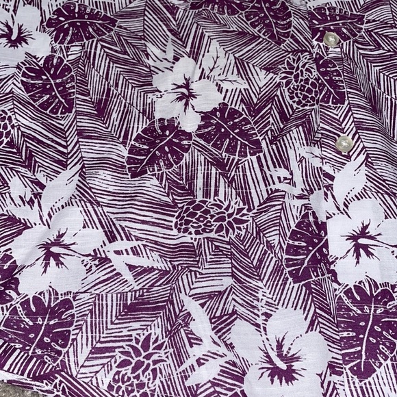 Men’s Van Heusen Air Classic Fit Button Down Cotton Collared Floral Dress Shirt - Picture 3 of 11